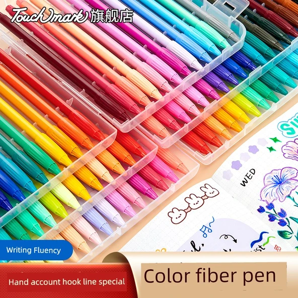 Su Bazlı Fiber Kalem Seti - 42 Renk Takımı - 0.5+mm - 2