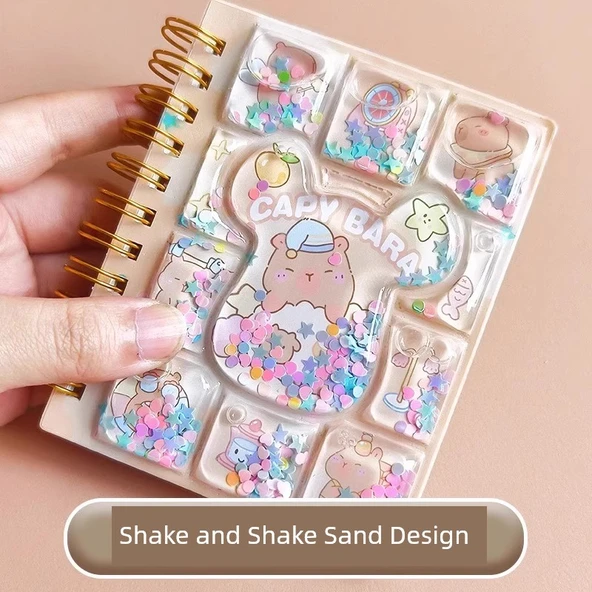 Sevimli Mini Taşınabilir Defter - Pony Dört Rastgele Kitap - 6