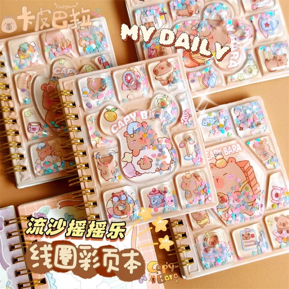 Sevimli Mini Taşınabilir Defter - Shake Bu Karışım 3 Kopya