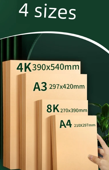 Kraft Kağıt [A3] 450g - 25 Yaprak - 11