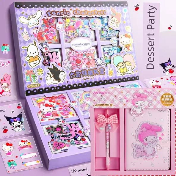 Melody Takım A6 Defter ve Sticker Hediye Kutusu