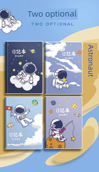 Öğrenci Günlüğü Defteri A5 - Kare Izgara - [Sınıf Özel] 40 Paket Küçük Kızlar/Tian Zi Ge - Resim 9