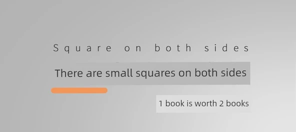 Kare Çizim Defteri - 400 Sayfa, 10 Kopya, Boş + 3 Kalem - Resim 11