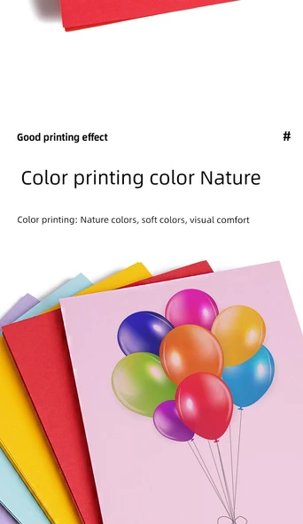 A4 Renkli Yapışkan Etiket Baskı Kağıdı - Kahverengi Ambalaj Kağıdı - 100 Sayfa - Resim 12