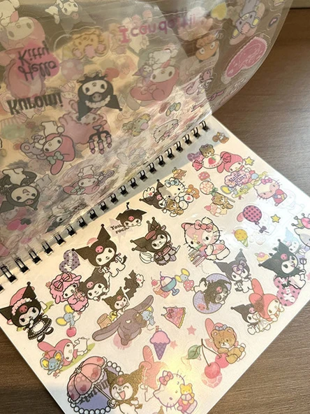 Çocuklar için Karikatür Çıkartmalar - 1 Kitap Rastgele - 6