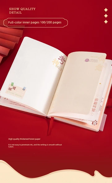 Üniversite Giriş Sınavı İlham Verici Defter Hediye Seti - Kırmızı İndirimli (Model 1) - 11