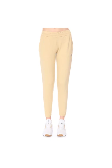 Wide Sweat Kadın Bej Günlük Stil Eşofman Altı 712108-bej
