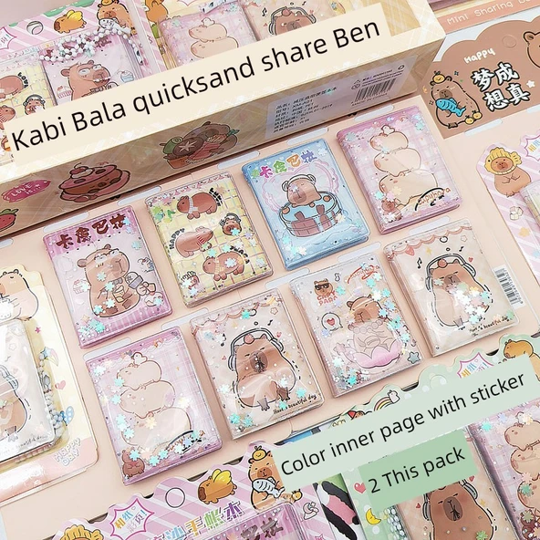 Kum Sıvısı Çıkartma Defteri - Sanrio Eğitim Bilim Quicksand - Karışık 4 Kart - 2