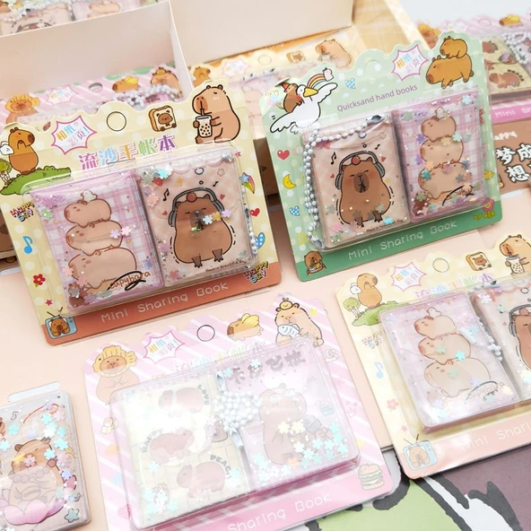 Kum Sıvısı Çıkartma Defteri - Sanrio Eğitim Bilim Quicksand - Tüm Kutu 16 Kart - 3