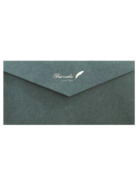 Avrupa Tarzı Altın Kaplama Zarf Seti - 5 Açık Renk 5 Koyu Renk + 50 inç Sarı Yatay + Şeffaf Yapıştırıcı - Resim 6