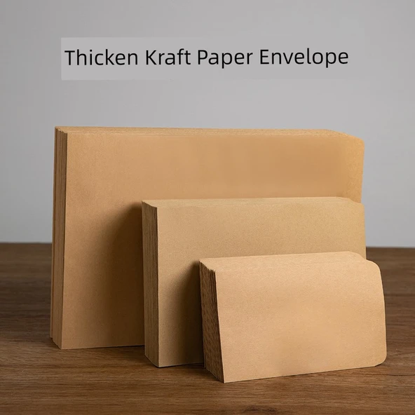 Ekstra Kalın 120G Kahverengi Paketleme Zarfı - Deri Kalınlaştırılmış No. 6 (100 Adet) - 2