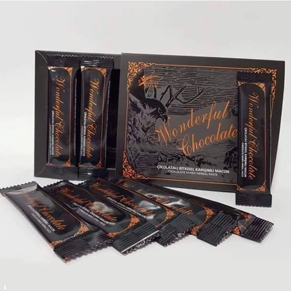 Wonderful Chocolate Vip Karışımlı Performans Macun Tek Kullanımlık Stick Paket 12 x 15 gr