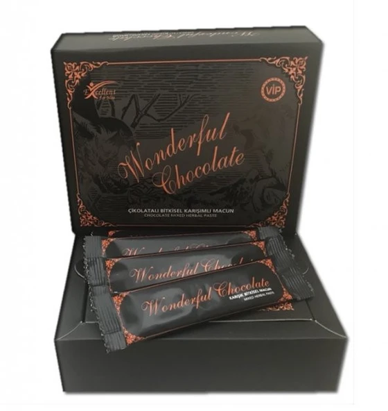 Wonderful Chocolate Vip Karışımlı Performans Macun Tek Kullanımlık Stick Paket 12 x 15 gr - 2