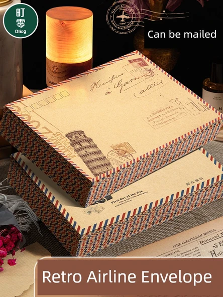 Havacılık Zarfı - Desenli - 8'li Paket - 3