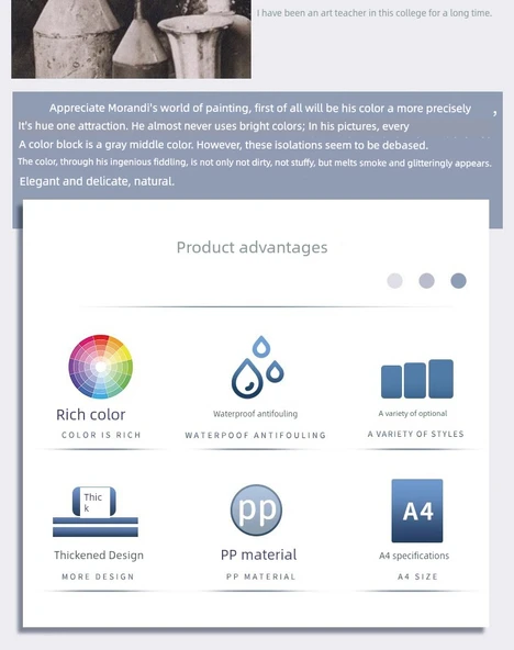 A4 Klip Dosya - Koyu Gece Siyahı - 1 Paket - Frosted - Resim 9