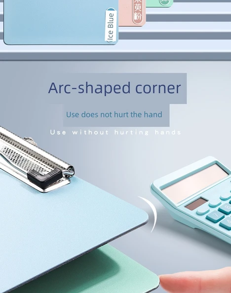 A4 Klip Dosya - Koyu Gece Siyahı - 1 Paket - Frosted - Resim 11