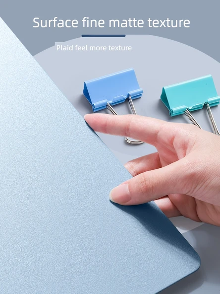 A4 Klip Dosya - Koyu Gece Siyahı - 1 Paket - Frosted - Resim 5