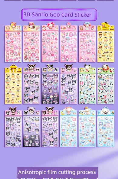 3D Sanrio Çıkartmalar - [DH-C] - 20 Rastgele - 12