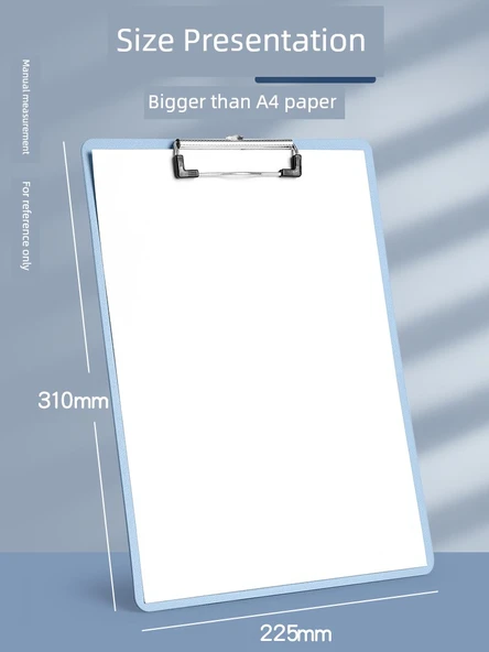 A4 Klip Dosya - Koyu Gece Siyahı - 1 Paket - Frosted - Resim 6