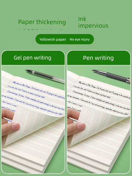 Okul Alıştırma Defteri - Çince Metin [10 Paket] Kalın 30 - Resim 5