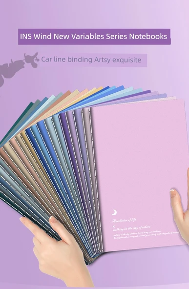 Minimalist Gradient B5 Defter - Lacivert Gradyan - 20 Adet - 7