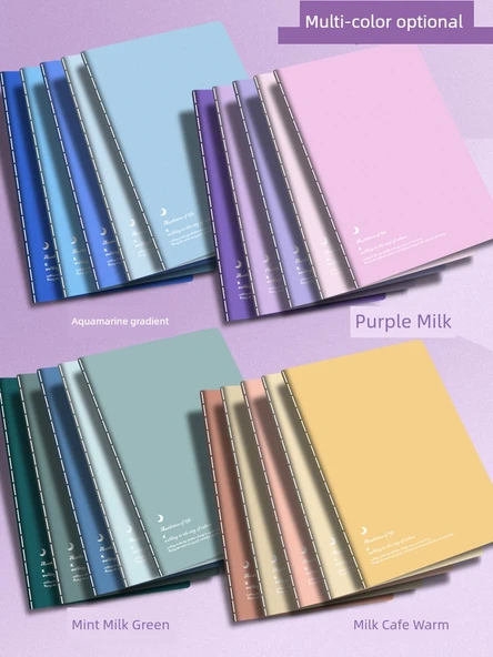 Minimalist Gradient B5 Defter - Lacivert Gradyan - 10 Adet - 3