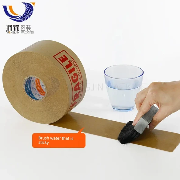 Kırılgan Su Aktifli Kraft Kağıt Bant - 76mm x 137m - 2