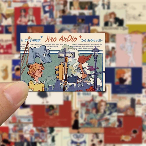 Amerikan Dergisi Retro Çıkartmalar - Depolama Kutusu 1 - 5