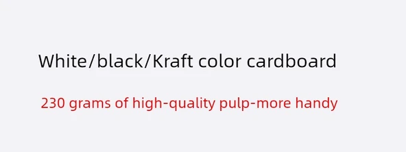 230g Karton Kağıt A4 - Kraft Renk - 50 Sayfa - 7