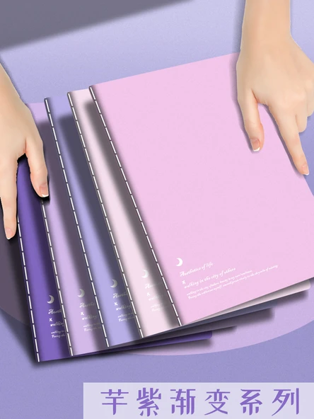 Minimalist Gradient B5 Defter - Lacivert Gradyan - 20 Adet - 2