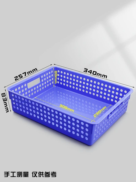 Plastik Depolama Sepeti - 5 Yeşil - 6