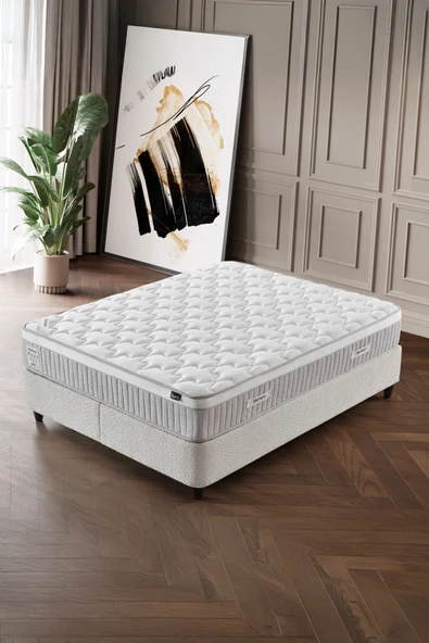 Bohem Plus Çift Kişilik Konfor Seti – Pocket Yaylı Yatak + Sandıklı Baza + Başlık - 10