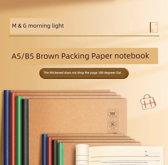 Kahverengi Deri Defter - A5 - 30 Sayfa - 5 Kitap - 7
