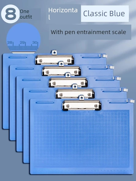 A4 PVC Yazı Kartonu Sınav Klasörü - 8 Parça