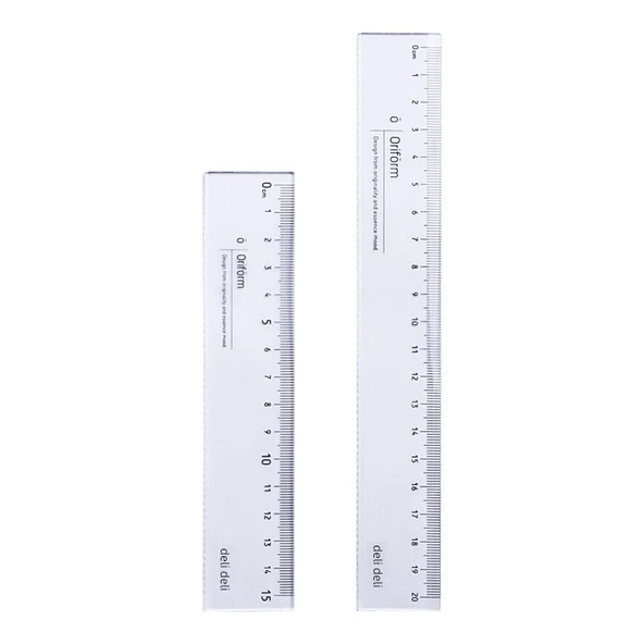 Dalgalı Cetvel - 15cm - 5 Adet - 6