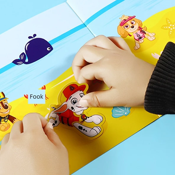 PAW Patrol Çıkartma Kitabı - Wang Wang Takımı ve Domuz Sayfası Mutlu Çıkartmalar - 5