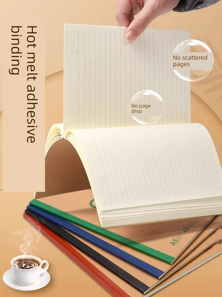 Kahverengi Deri Defter - A5 - 30 Sayfa - 5 Kitap - 6