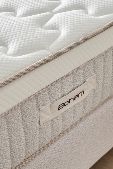 Bohem Plus Çift Kişilik Konfor Seti – Pocket Yaylı Yatak + Sandıklı Baza + Başlık - 8