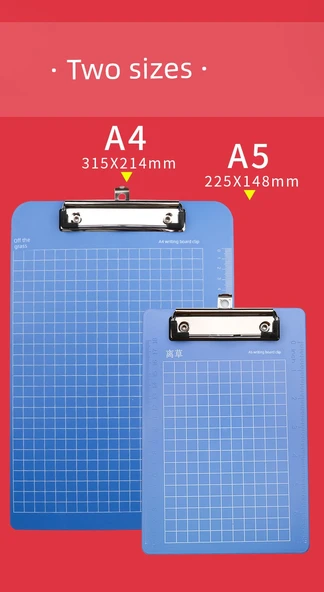 A4 PVC Yazı Kartonu Sınav Klasörü - 1 Parça - 8