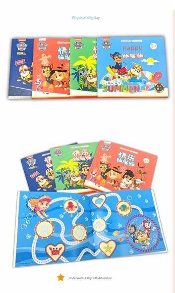 PAW Patrol Çıkartma Kitabı - Wang Wang Takımı ve Domuz Sayfası Mutlu Çıkartmalar - 10