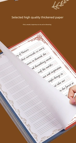 A4 İngilizce Yazı Kağıdı - 10 Paket (8 Model, 400 Sayfa Toplam) - 11
