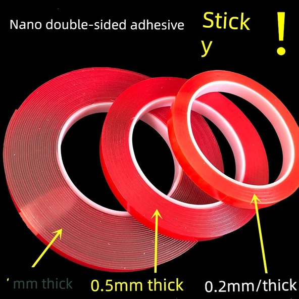 Akrilik Nano Bant - 15mm * 10m * 0.5mm Kalınlık - 2