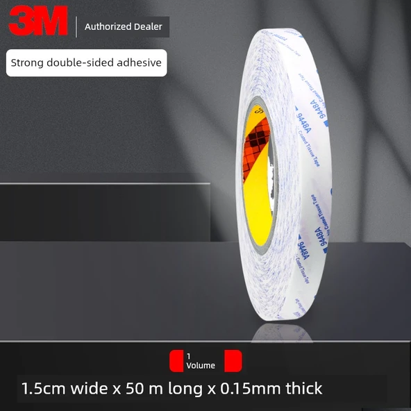 Ultra İnce Çift Taraflı Bant - 1.5cm x 50m