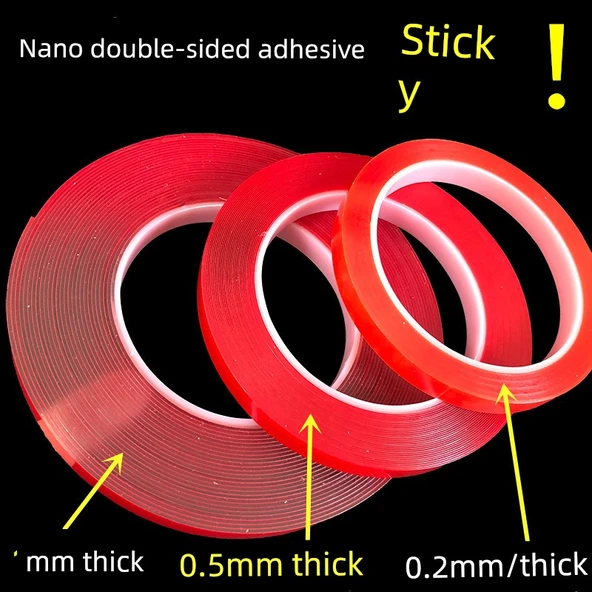 Akrilik Nano Bant - 12mm * 10m * 0.2mm Kalınlık - 8