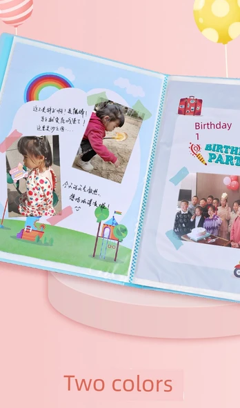 Bebek Gelişim Kayıt Defteri - Pembe 40 Sayfa Takım - 20 Tema - 8