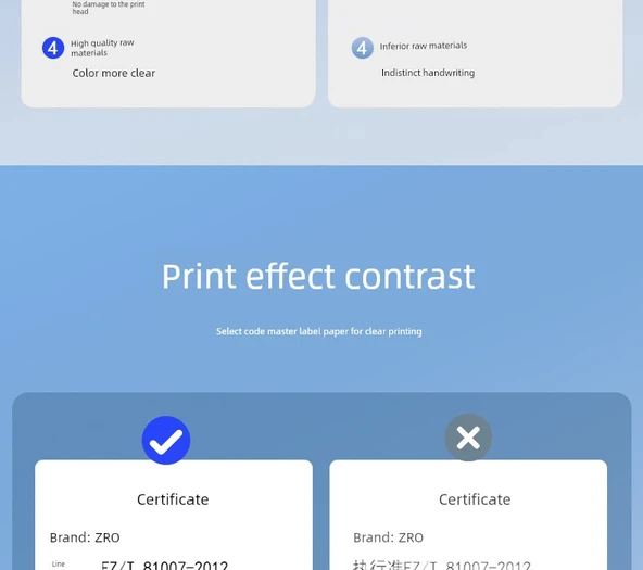 Termal Etiket Kağıdı - 40x20mm - 800 Adet/Rulo Yatay Versiyon - Resim 11