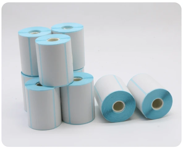 Küçük Boy Üç Koruma Termal Etiket Kağıdı - 10 Rulo 70x50x125 Yatay (Küçük Rulo Kafası) - Resim 10