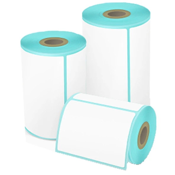 Küçük Boy Üç Koruma Termal Etiket Kağıdı - 10 Rulo 70x50x125 Yatay (Küçük Rulo Kafası) - Resim 2