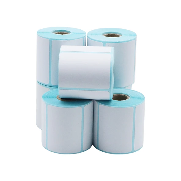 Küçük Boy Üç Koruma Termal Etiket Kağıdı - 10 Rulo 70x50x125 Yatay (Küçük Rulo Kafası) - Resim 4