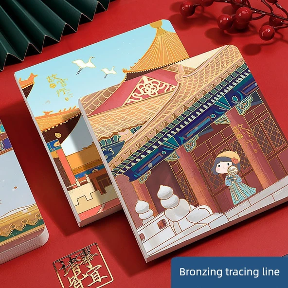 İmparatorluk Sarayı Mühürü Defteri - Mia Yasak Şehir Turu-Cangtai Boş İç Sayfa - Resim 2